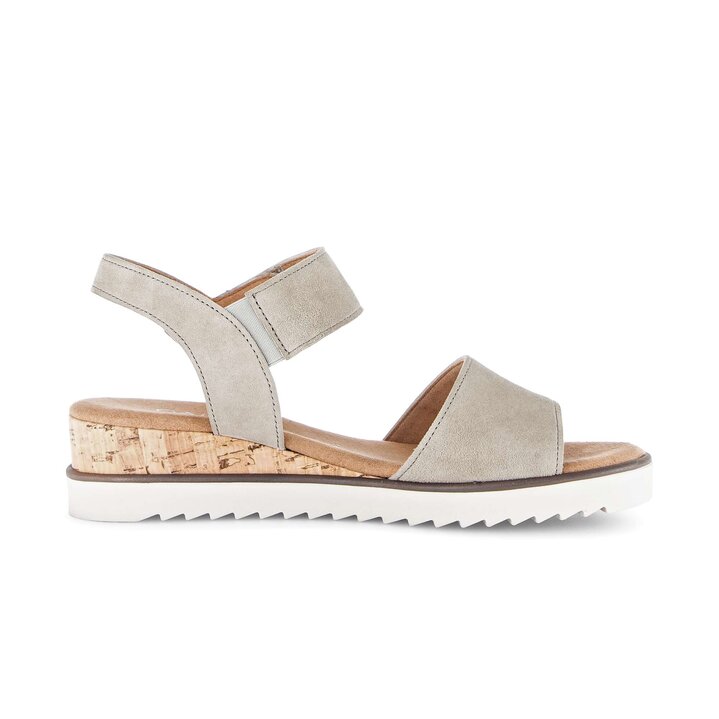 Sandale met plateauzool groen #1