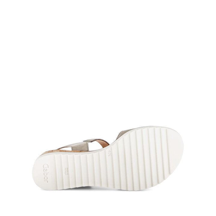 Sandale met plateauzool groen #4