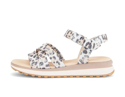 Riemchensandale weiß