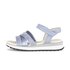 Sandal met riempjes blauw