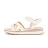 Sandal met riempjes beige