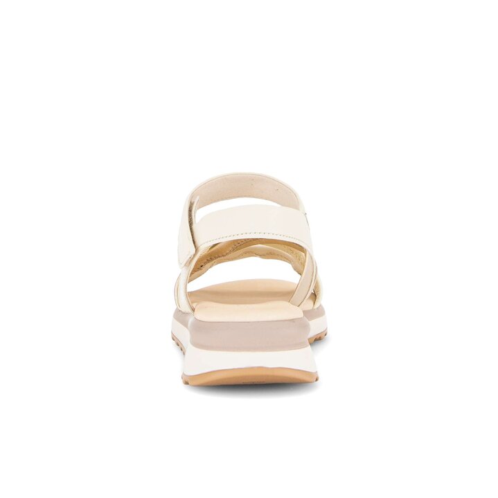 Sandal met riempjes beige #3