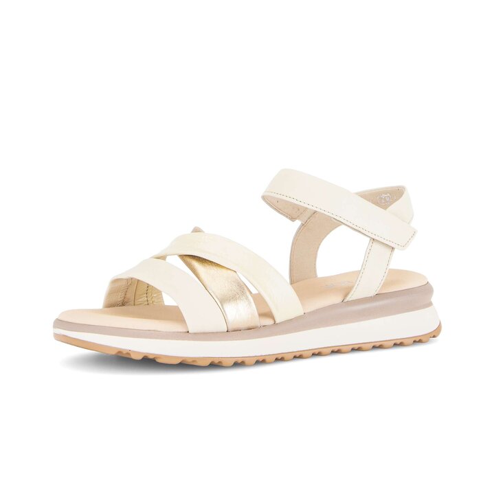 Sandal met riempjes beige #2