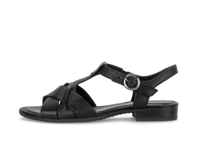 Riemchensandale schwarz