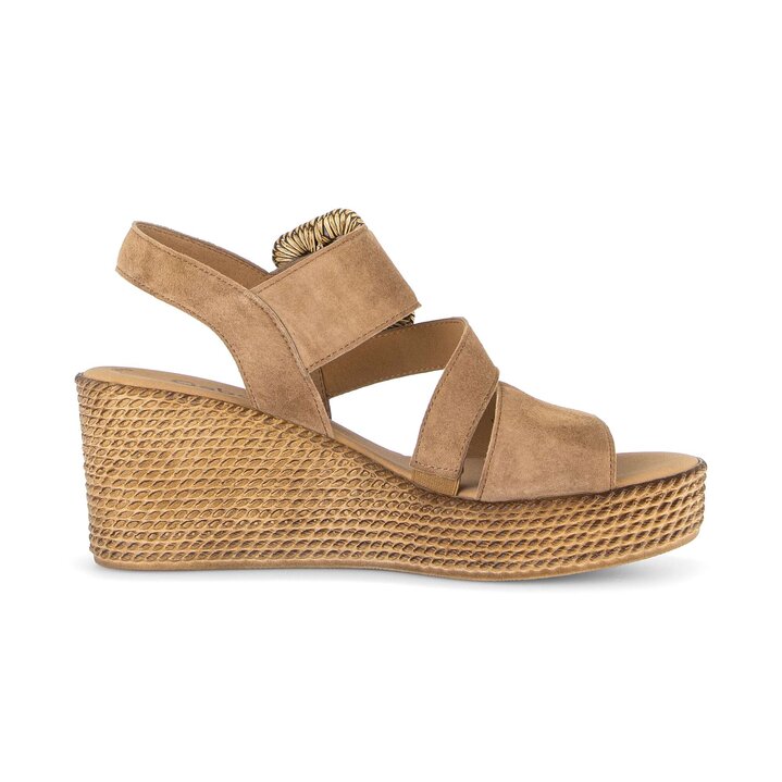 Keilsandalette braun #1