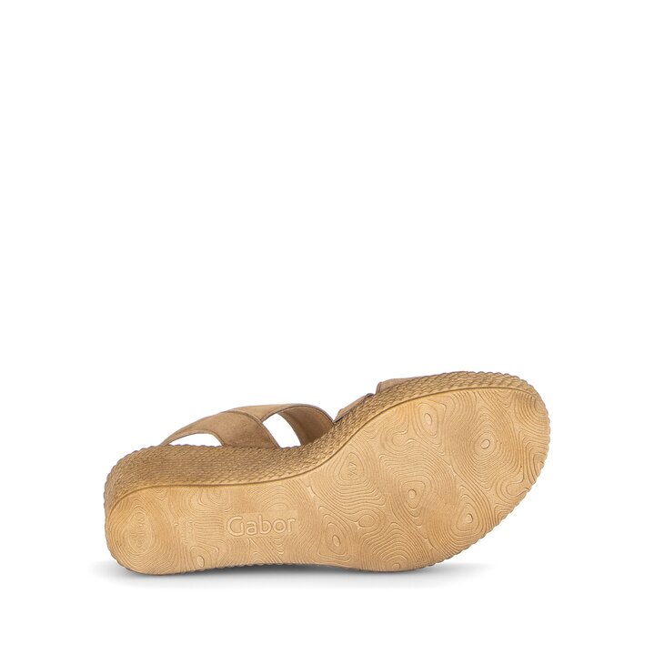 Keilsandalette braun #4