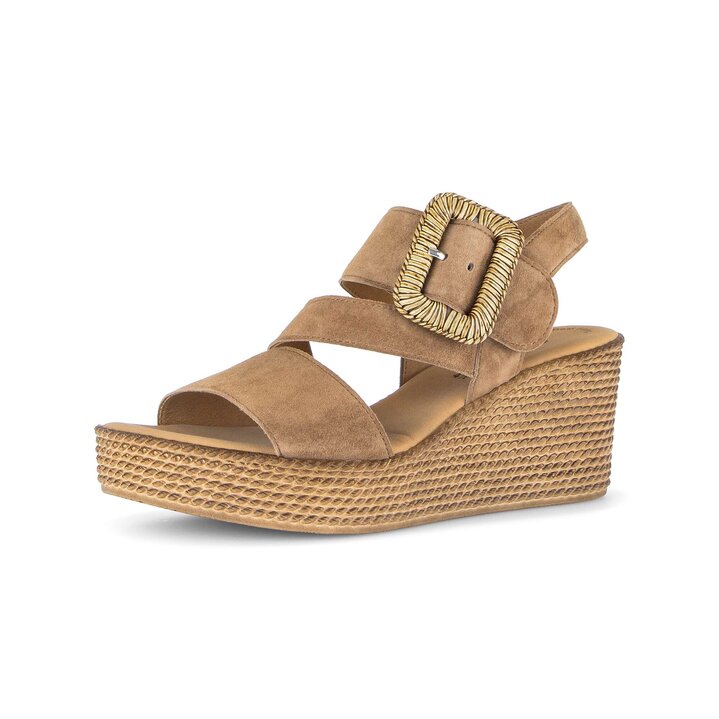 Keilsandalette braun #2