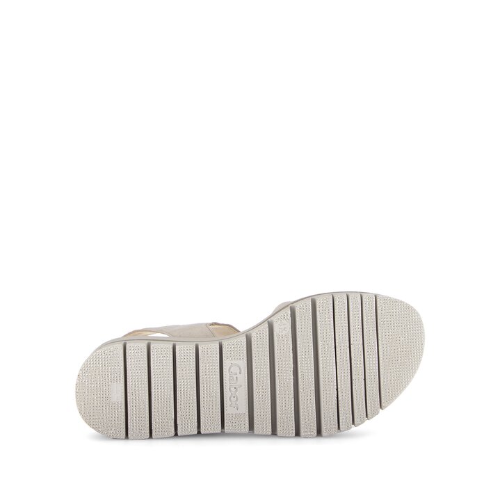 Sandal met riempjes beige #4