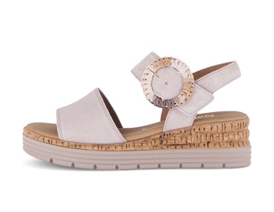 Sandale à plateforme violet