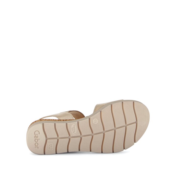 Sandale à plateforme or #4