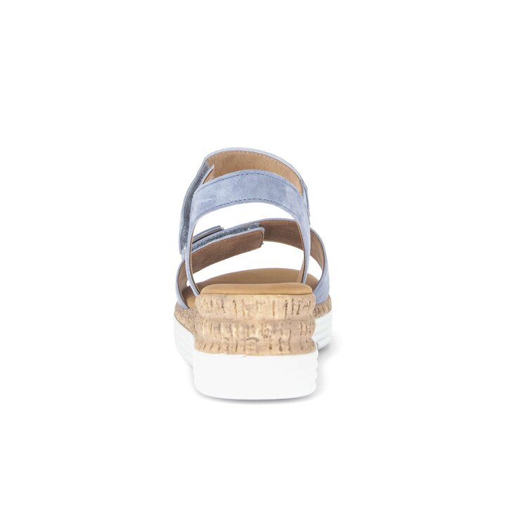 Platåsandaler blå #3