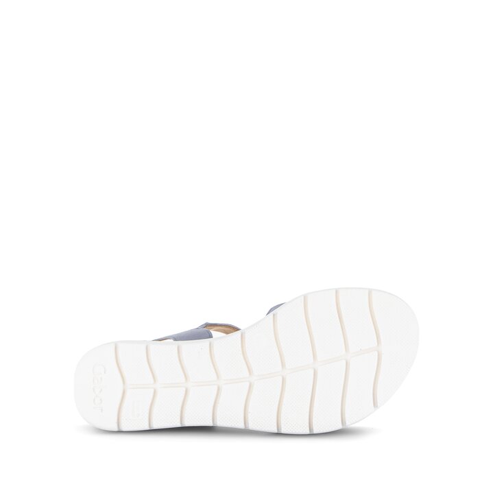 Platåsandaler blå #4