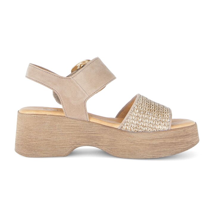 Riemchensandale beige #1