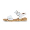 Sandal met riempjes wit