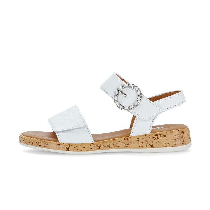 Sandal met riempjes wit #0