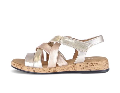 Sandalo con cinturino multicolore