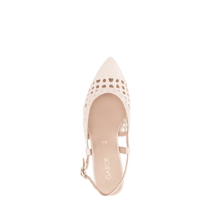 Slingpumps creme #5