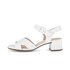 Riemchensandale weiß