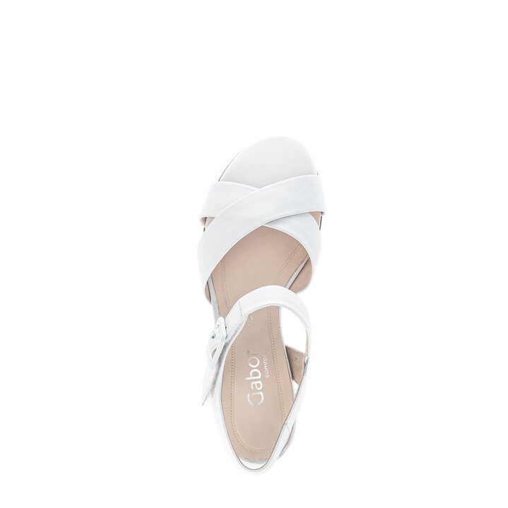 Riemchensandale weiß #5