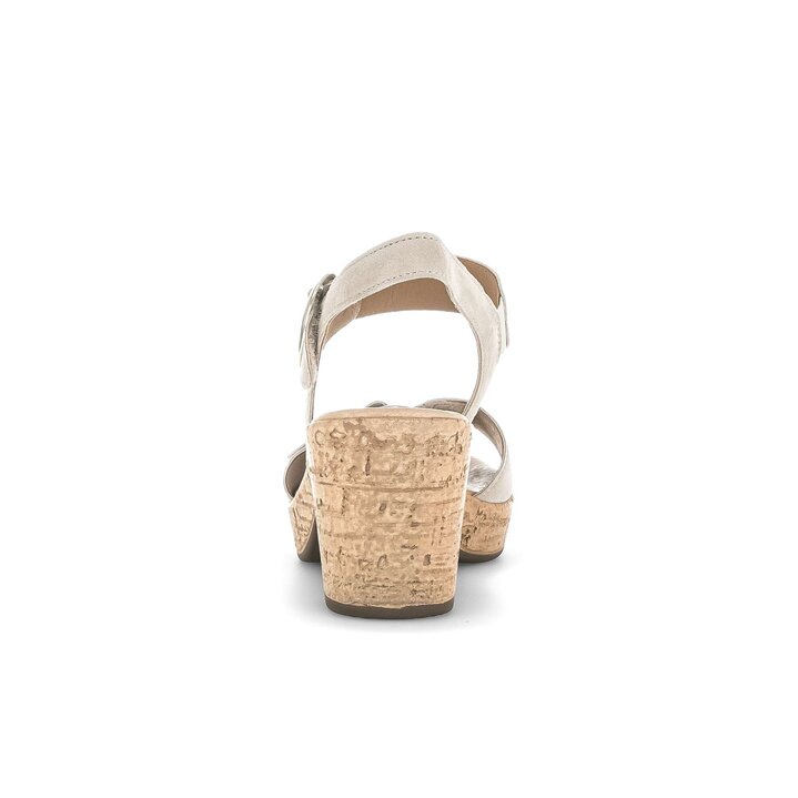 Sandal met riempjes beige #3