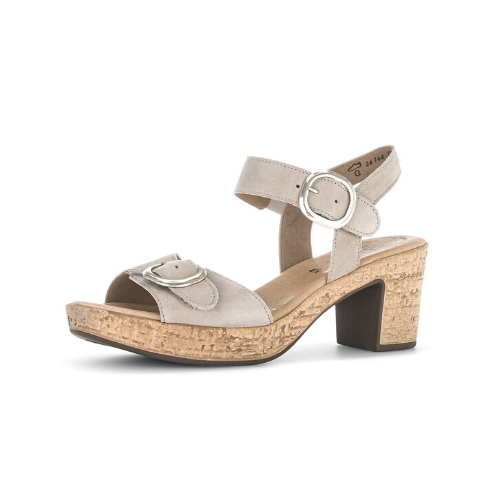 Sandal met riempjes beige #2