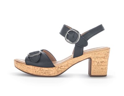 Riemchensandale schwarz