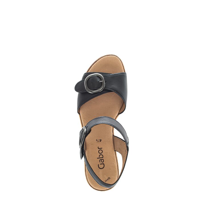 Sandal met riempjes zwart #5