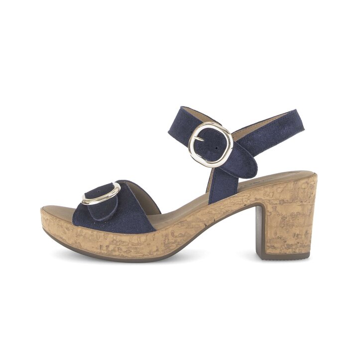 Sandale à bride bleu #0