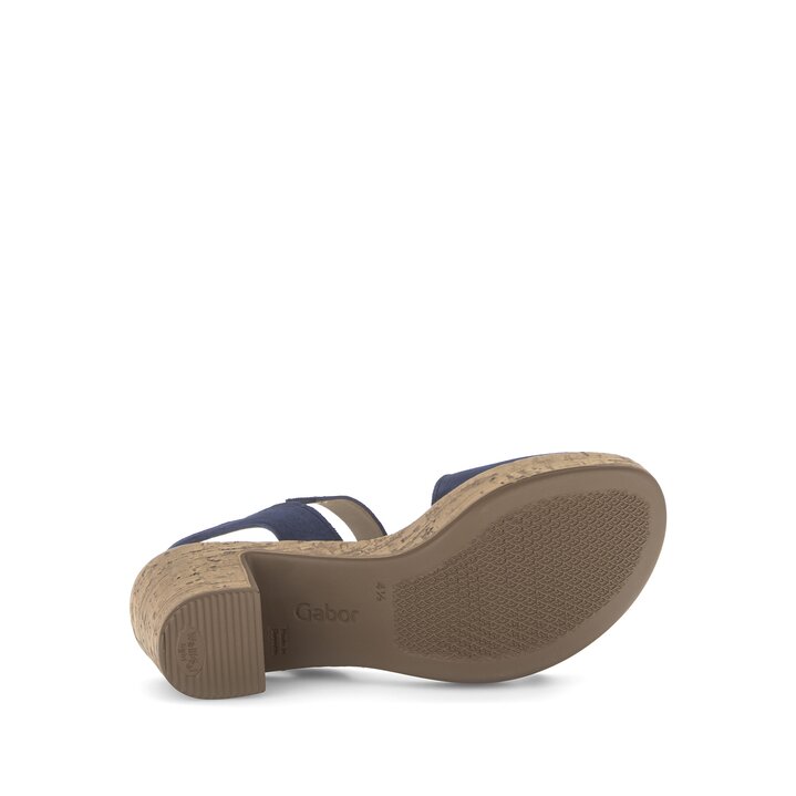 Sandale à bride bleu #4