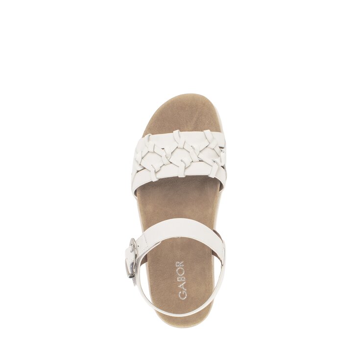 Riemchensandale creme #5