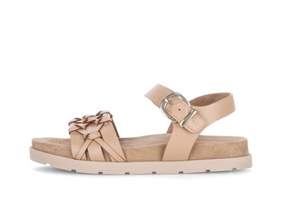 Riemchensandale braun