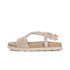 Riemchensandale beige