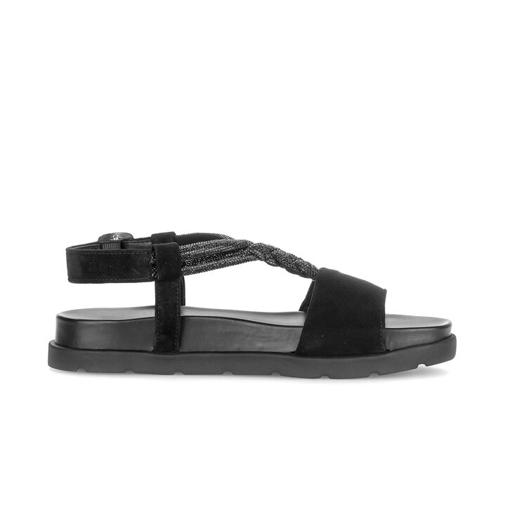 Riemchensandale schwarz #1