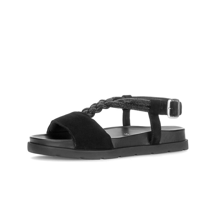 Riemchensandale schwarz #2