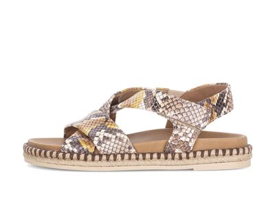 Remsandaler flerfärgade