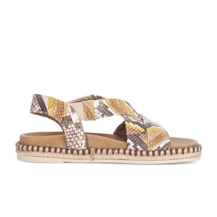 Sandale à bride multicolore #1