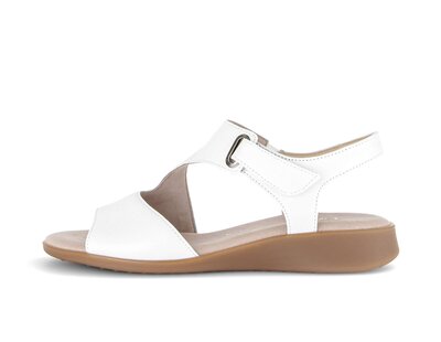 Riemchensandale weiß