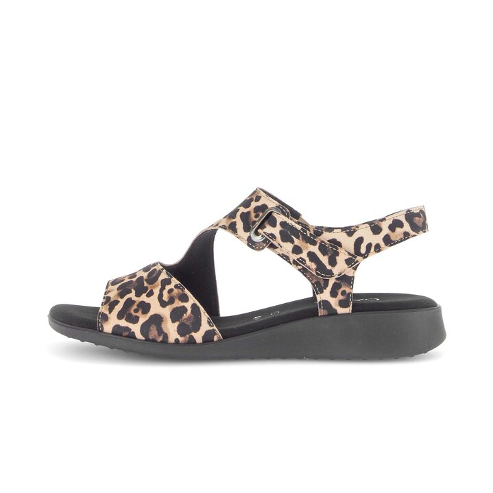 Sandal met riempjes beige #0