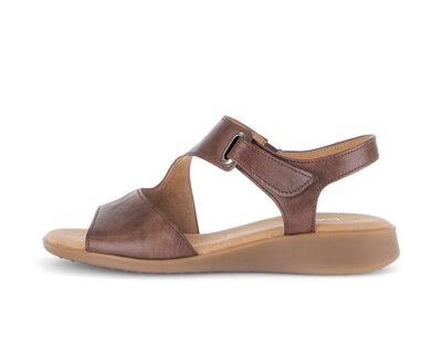 Riemchensandale braun