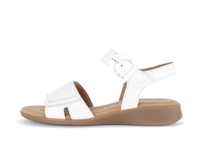 Riemchensandale weiß