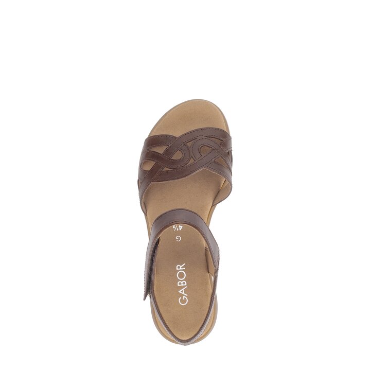 Sandale à bride marron #5