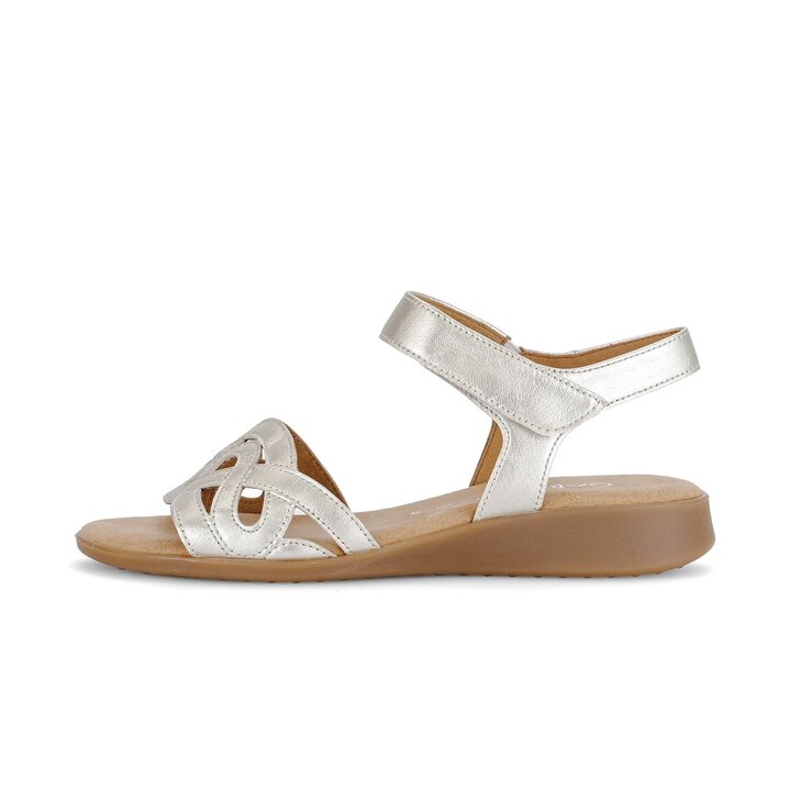 Sandalo con cinturino argento #0
