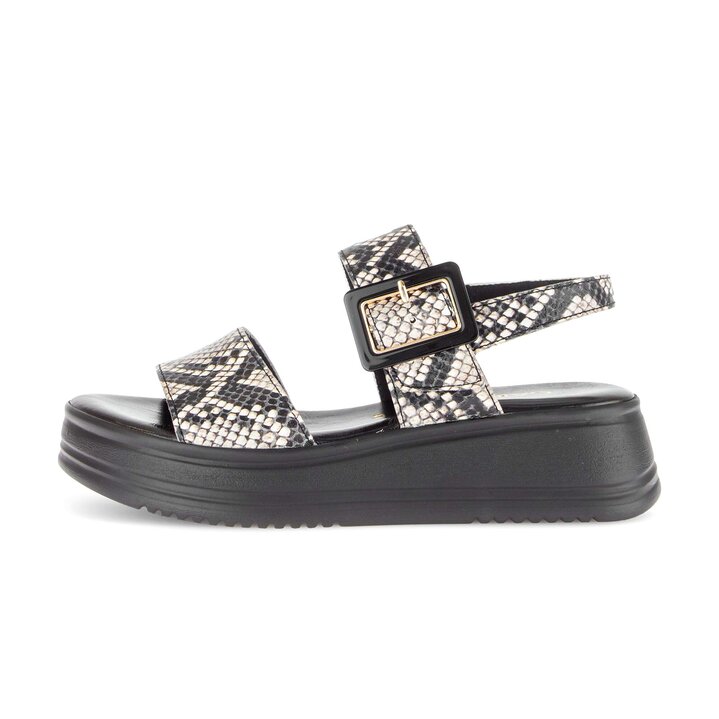 Platåsandaler flerfärgade #0