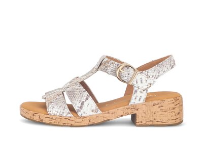 Riemchensandale grün