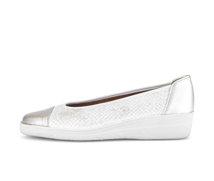 Sportliche Ballerina silber #0