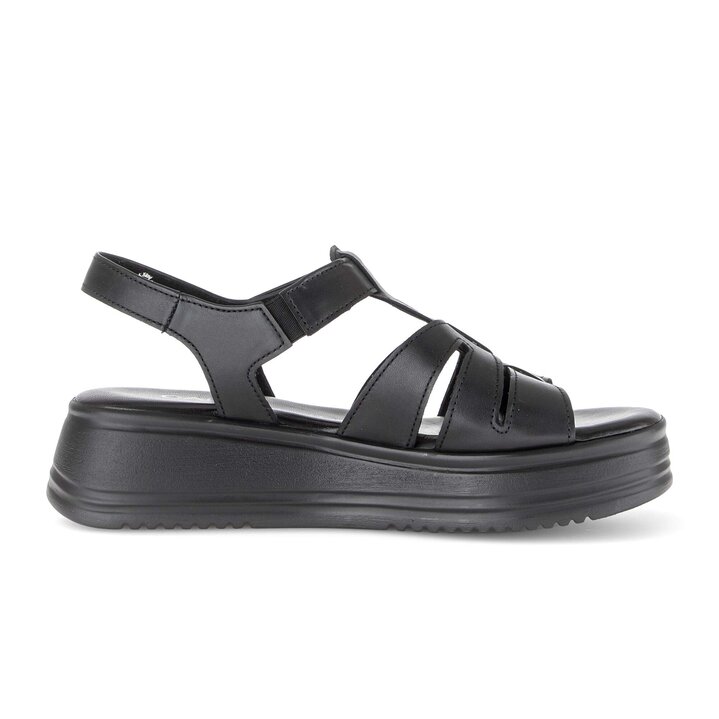 Platåsandaler svart #1