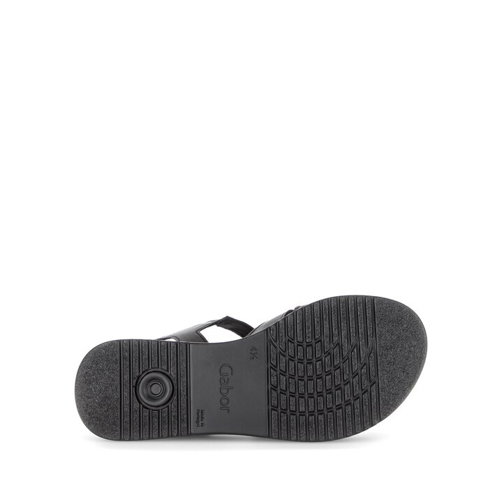 Platåsandaler svart #4