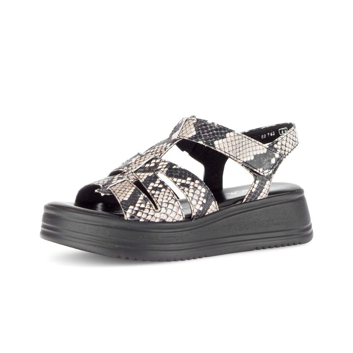 Sandale met plateauzool multicolour #2