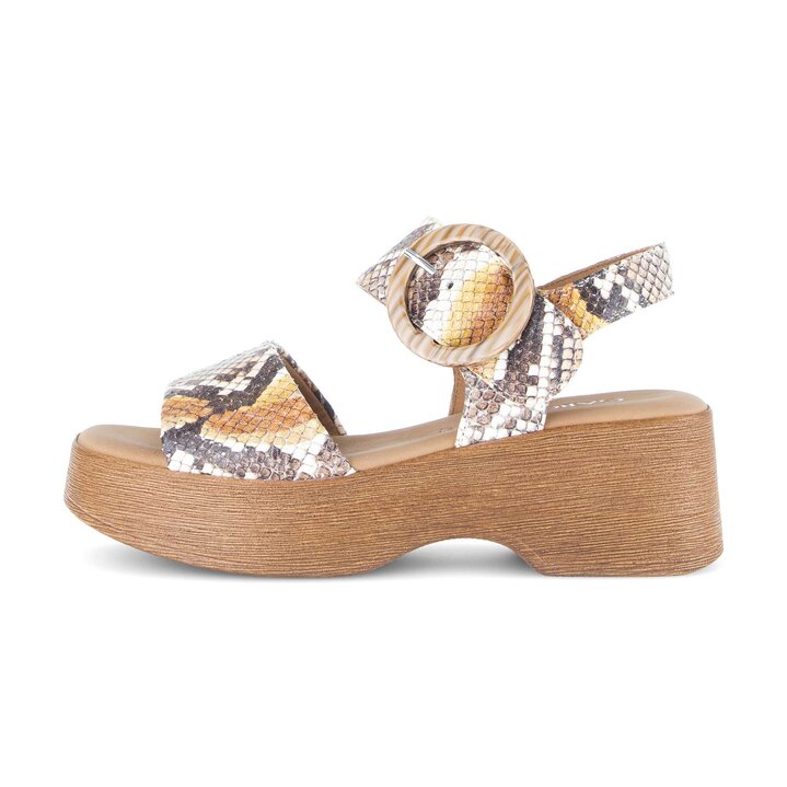 Sandale met plateauzool multicolour #0