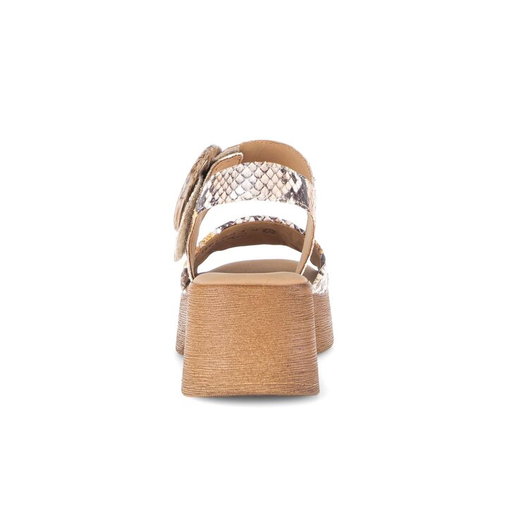 Sandale met plateauzool multicolour #3